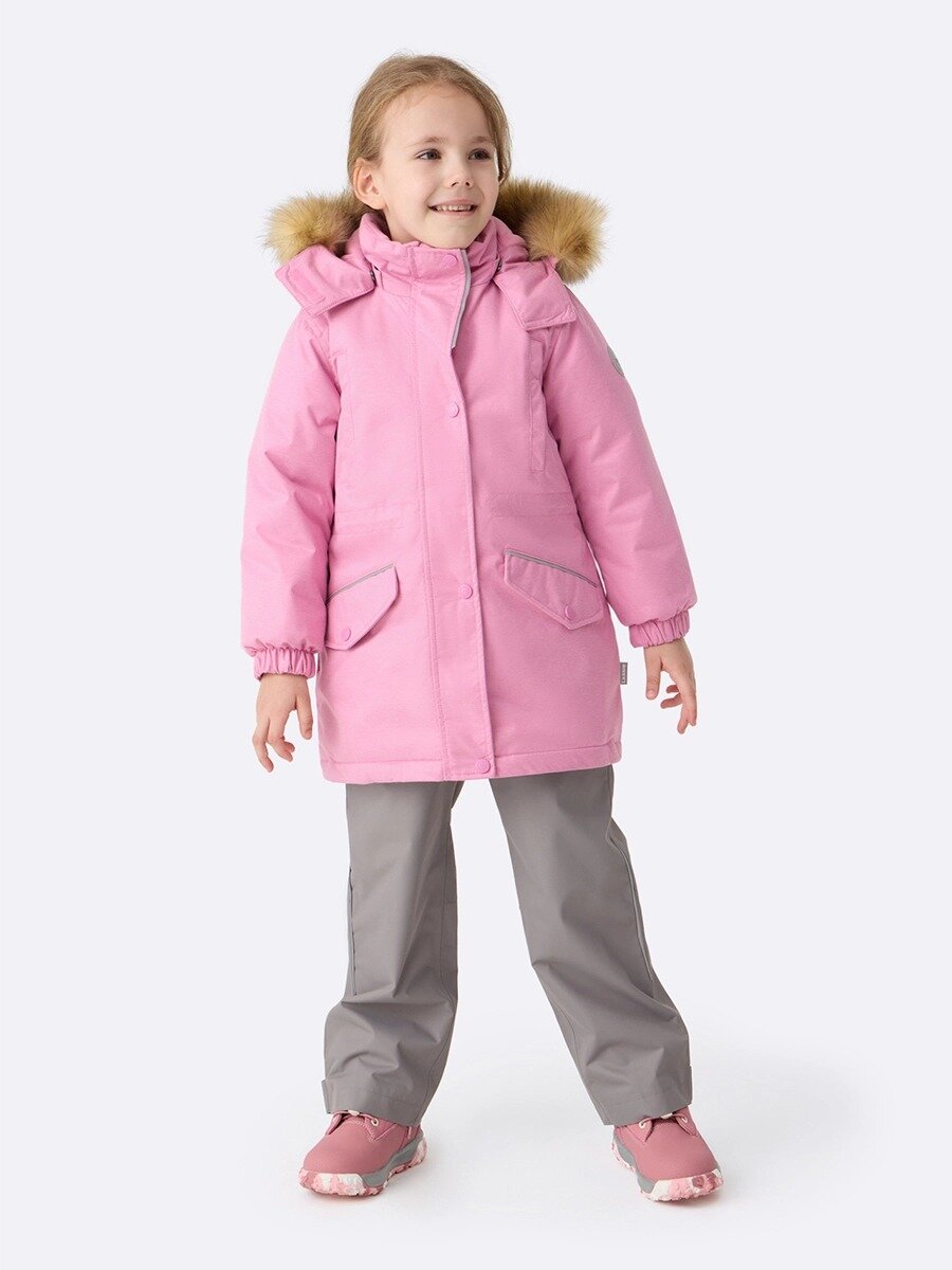 Куртка Lassie Aulikki, размер 116, розовый, — фото 1