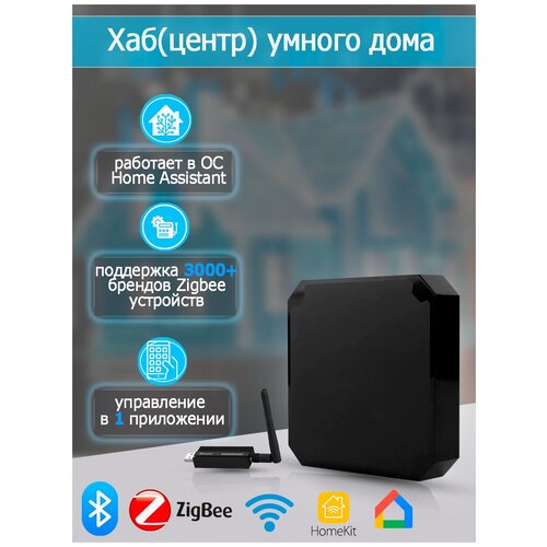 Центр управления умного дома / Zigbee HUB / Home Assistant HUB / Хаб для устройств умного дома 2GB/16GB + Sonoff ZB usb dongle