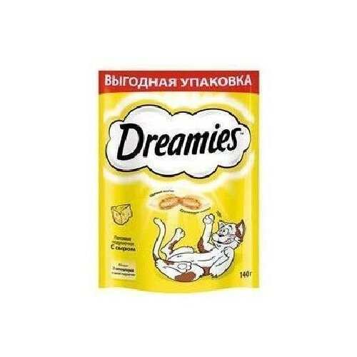 Dreamies Лакомые подушечки для кошек с сыром 10193268 0,14 кг 33846 (2 шт)