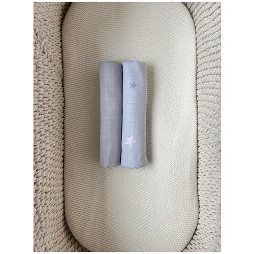 Пеленка текстильная bpkids 80 х 100 см, Хлопок, Муслин, 2 шт