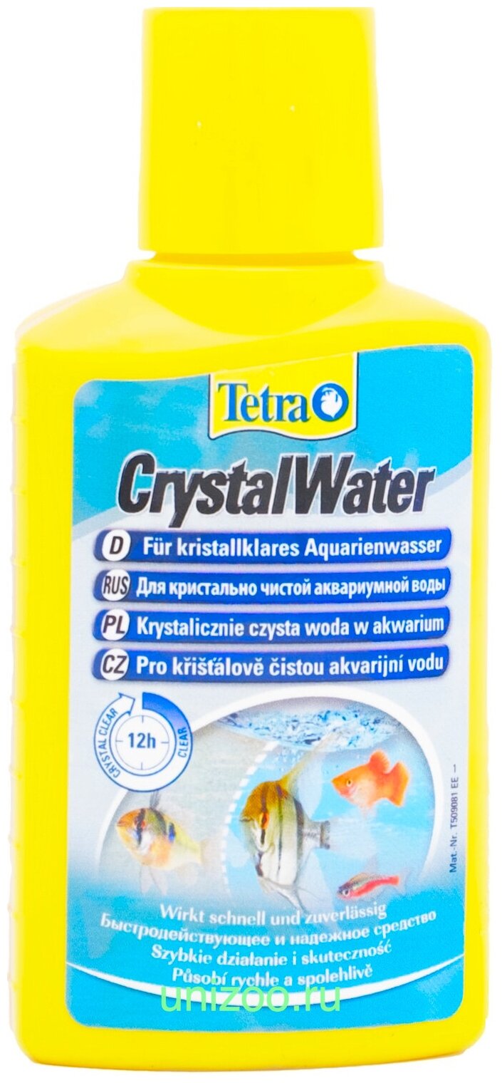 Tetra CrystalWater средство для профилактики и очищения аквариумной воды, 100 мл, 119 г