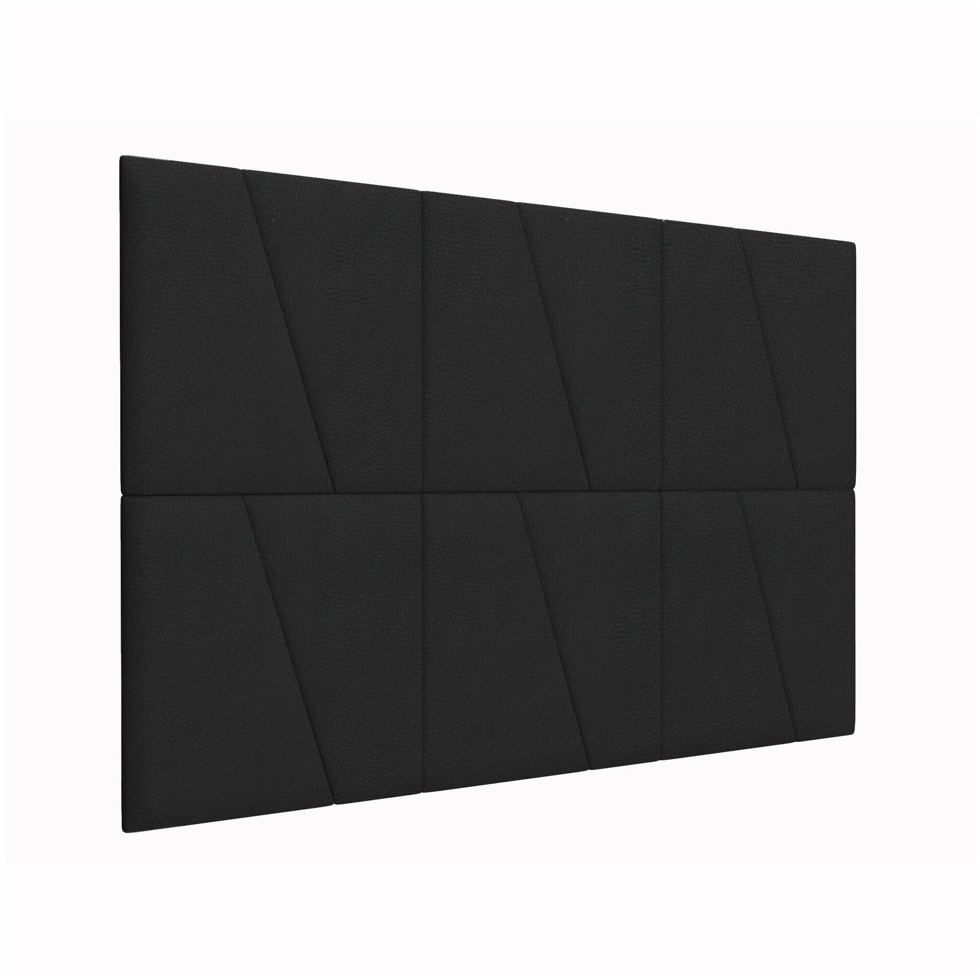 Прикроватная панель Eco Leather Black 50х50DL см 2 шт. - фотография № 2
