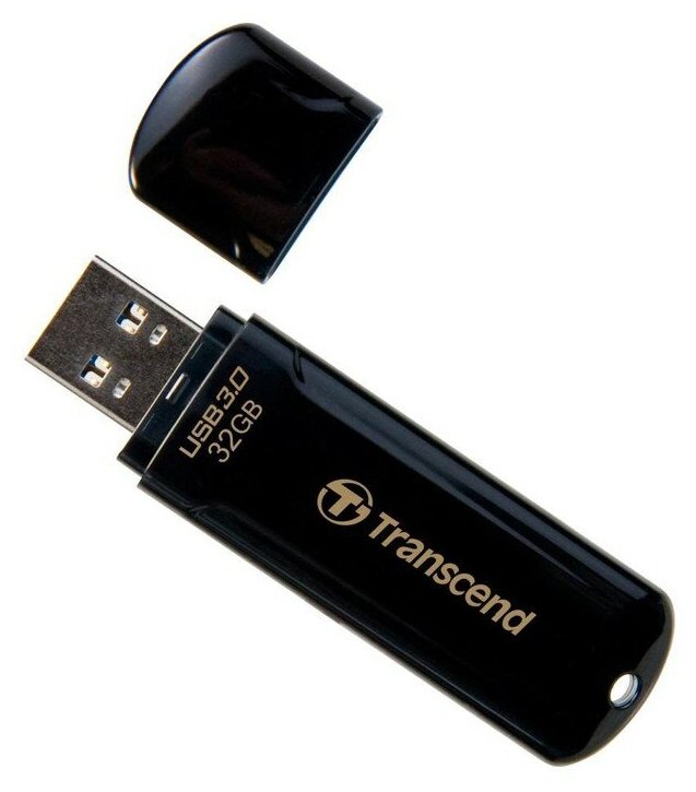 Накопитель USB 3.0 32Гб Transcend JetFlash 700 (TS32GJF700), черный