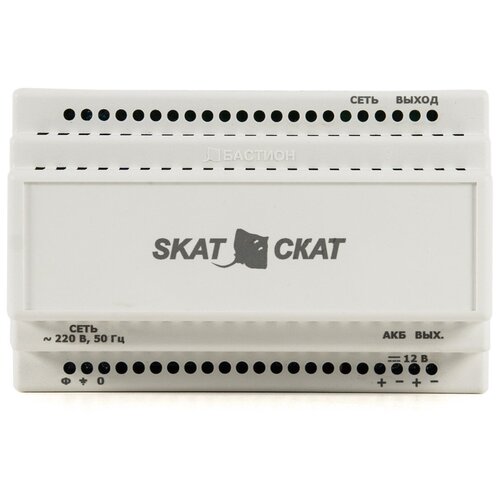 Бастион Источник питания SKAT-12-6,0 DIN блок питания skat 12 3 0 din