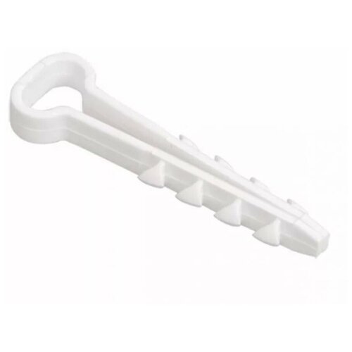 Дюбель-хомут абк-сила плоский 5-10 белый 100 шт.