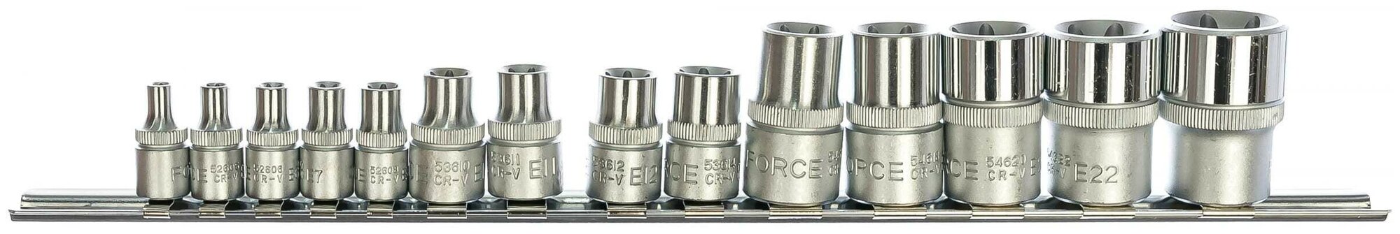 Набор Головок Torx E4-E24 1/4&3/8&1/2Dr 14Пр Force 4158 FORCE арт. 4158