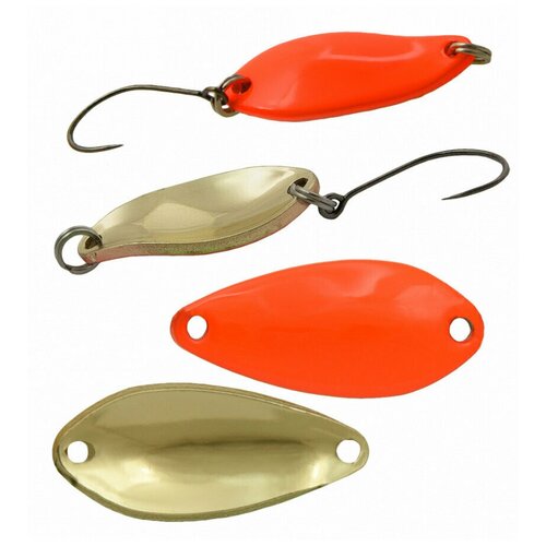 фото Блесна колеблющаяся для рыбалки на форель, окуня, голавля luremax dotty колебалка, 25мм., 2,4 г., 01