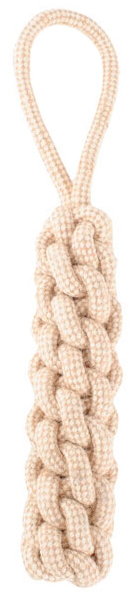 Игрушка для собак Triol Natural 3D плетение хлопок джут 18 см 31 см (1 шт) - фотография № 1