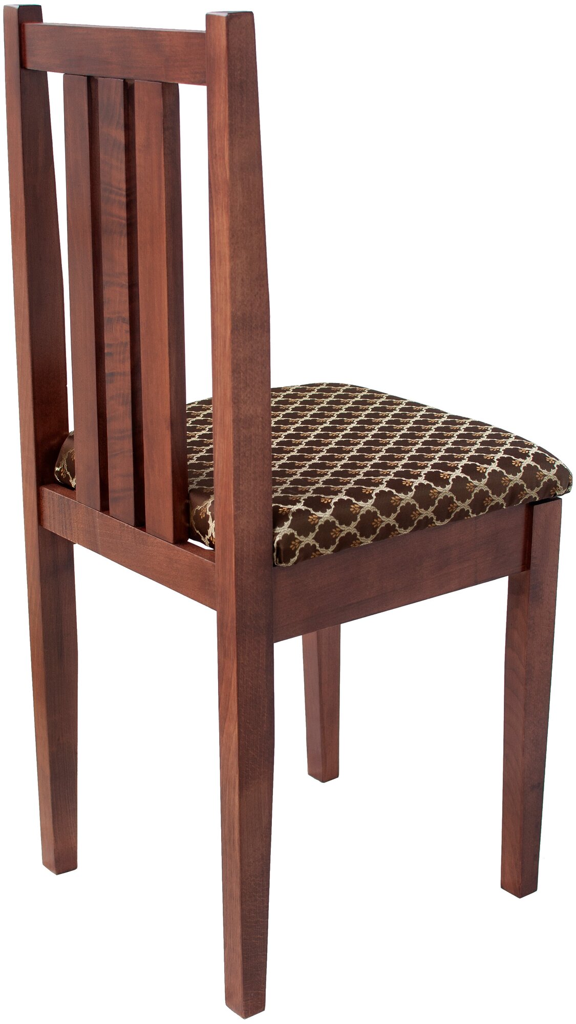 Деревянный стул для кухни из массива бука Ника 1 шт, цвет орех - фотография № 3