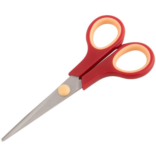 Бытовые ножницы курс 67328 ножницы бытовые нержавеющие прорезиненные ручки толщина лезвия 1 4 мм 135 мм