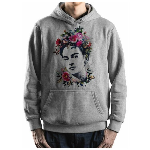 фото Худи dreamshirts фрида кало мужской серый 50 dream shirts