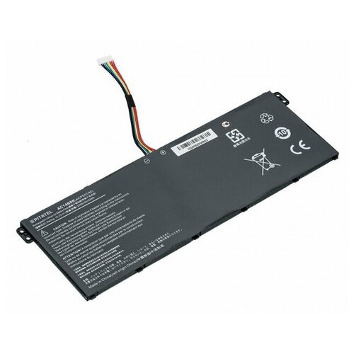 аккумулятор amperin для acer ac14b8k 11 4v 2200mah Аккумулятор для ноутбука Acer AC14B3K, AC14B8K (2200mAh)