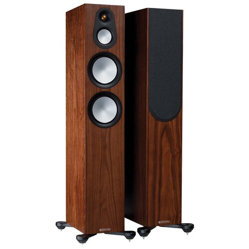 Напольная акустика Monitor Audio Silver 300 Natural Walnut (7G) тыловой канал monitor audio silver 100 7g 2 колонки high gloss black