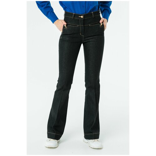 Брюки джинсовые клеш 36