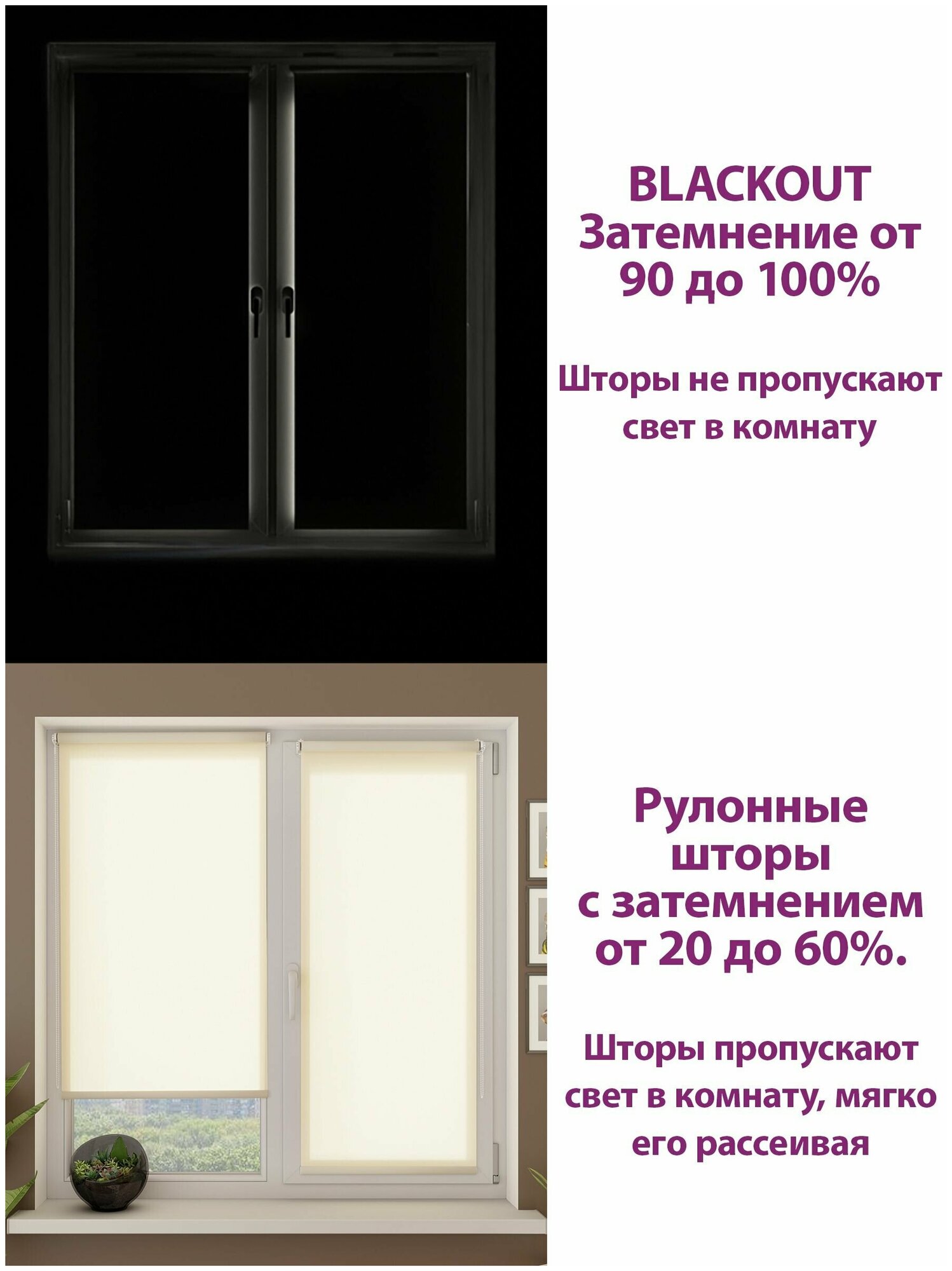 Рулонные шторы PIKAMO светонепроницаемая 57*170 см, цвет: бежевый, Блэкаут / Blackout рулонные шторы для комнаты для кухни для спальни - фотография № 15