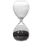 73221-BLAC Декоративное изделие Песочные часы (30 минут) 8x8x20см, Glasar - изображение