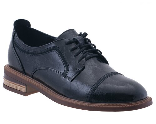Полуботинки PM Shoes, размер 36 RU, черный