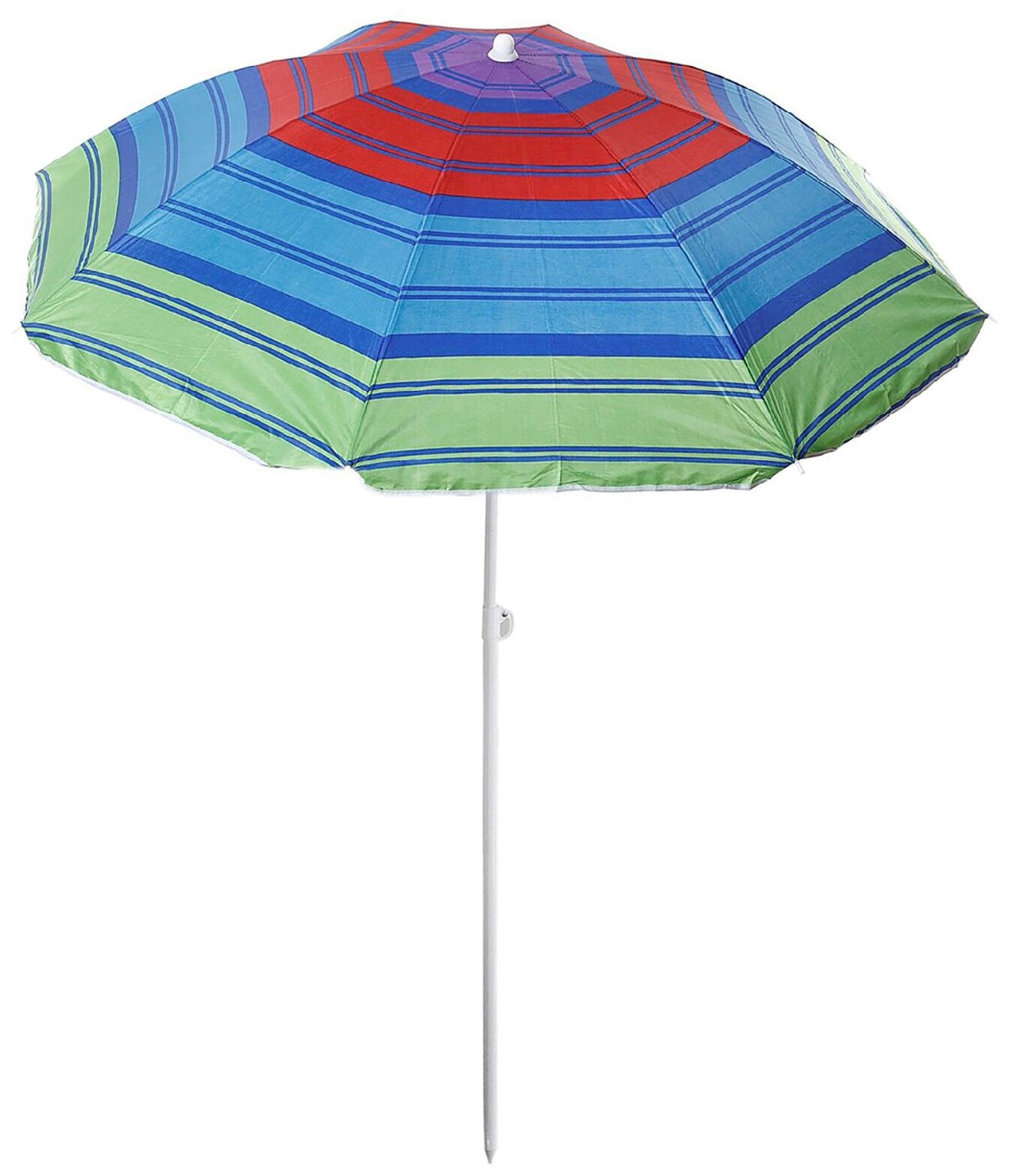 Зонт пляжный Maclay «Модерн», с серебряным покрытием, диаметр 160 cм, высота 170 см, цвет микс - фотография № 8
