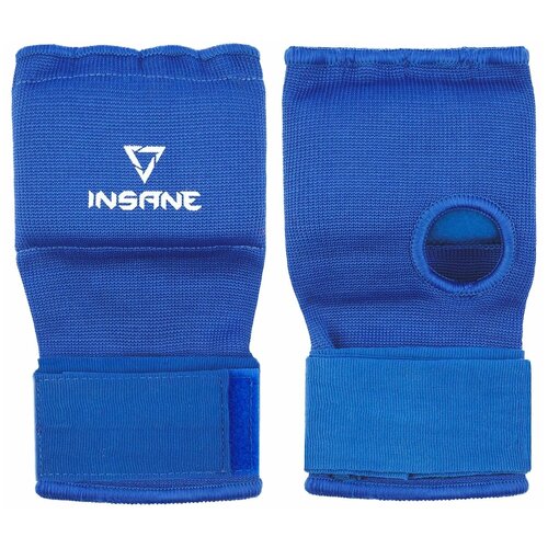 фото Перчатки внутренние для бокса dash, полиэстер/спандекс, синий insane