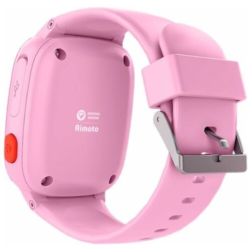 Смарт-часы Кнопка Жизни Aimoto Kid, 1.2, розовый / розовый