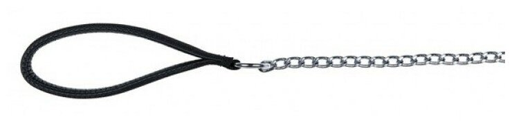 Поводок для собак Trixie Chain Leash, черный - фотография № 4
