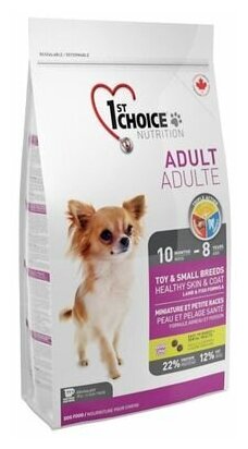 1ST CHOICE НФ сух. Корм для декоративных собак Ягненок/рыба/рис 350г