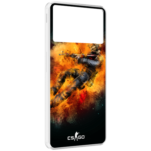 Чехол MyPads CS-go Контр-террорист для ZTE Nubia Z40S Pro задняя-панель-накладка-бампер чехол mypads cs go контр террорист мужской для zte nubia red magic 1 5g задняя панель накладка бампер