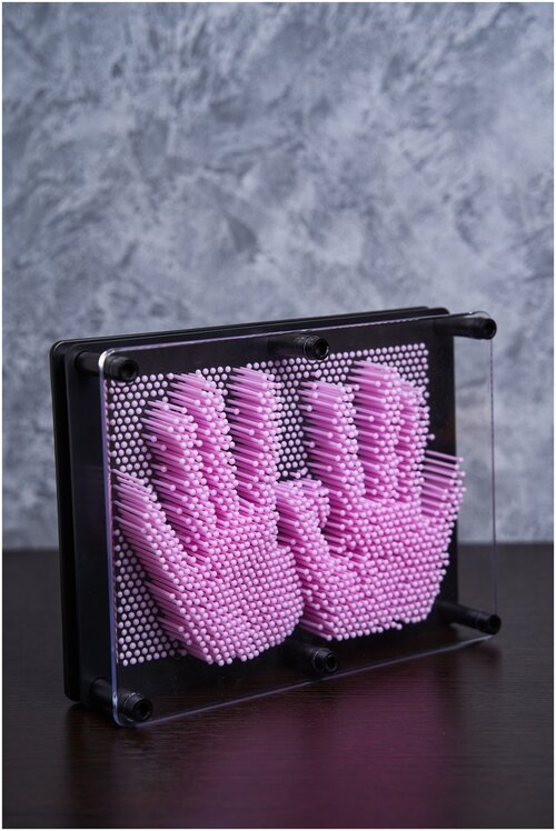 ПинАрт экспресс скульптор 3D игрушка антистресс (розовый) 15х20 см