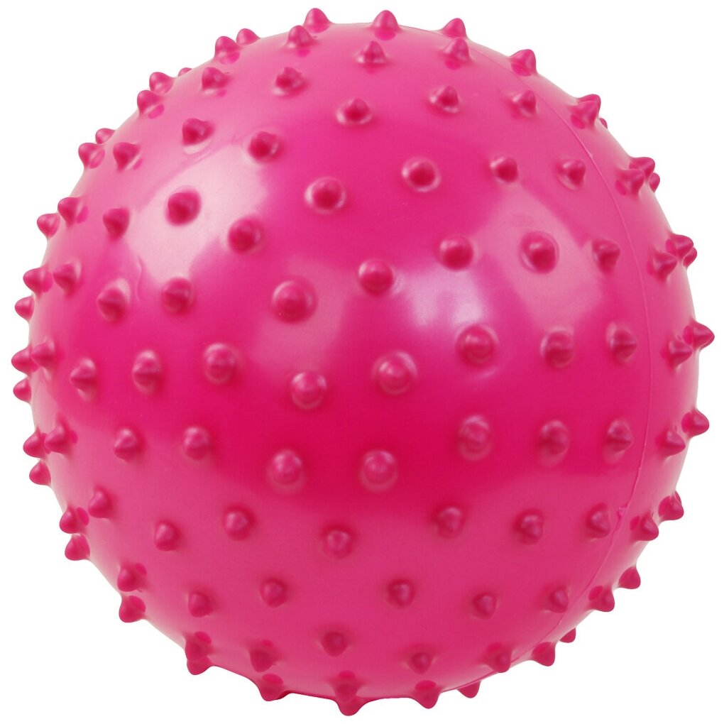 Мяч массажный Larsen SMB-07-01 розовый 23 см - фотография № 1