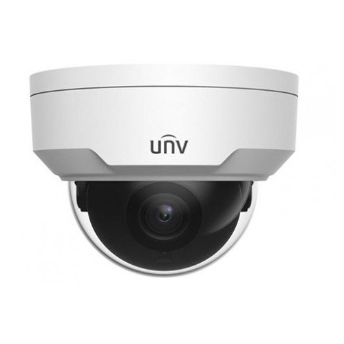 Uniview Видеокамера IP купольная антивандальная, 1/2.7 2 Мп КМОП @ 30 к/с, ИК-подсветка до 30м, 0.01 Лк @F2.0, объектив 4.0 мм, WDR, 2D/3D DNR, Ultr видеокамера ip купольная антивандальная ipc324le dsf40k g