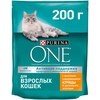 Сухой корм для кошек Purina ONE с высоким содержанием курицы и цельными злаками - изображение