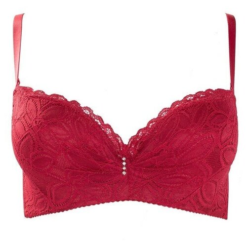 Бюстгальтер женский, цвет красный, размер 85В