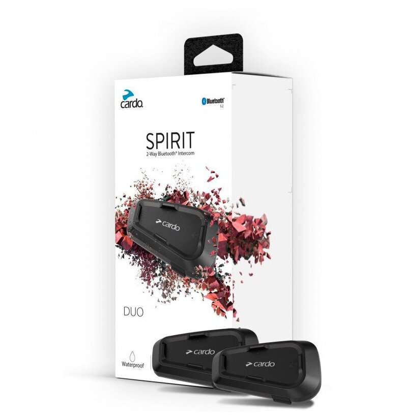 Cardo SPIRIT DUO Мотогарнитура Bluetooth 52