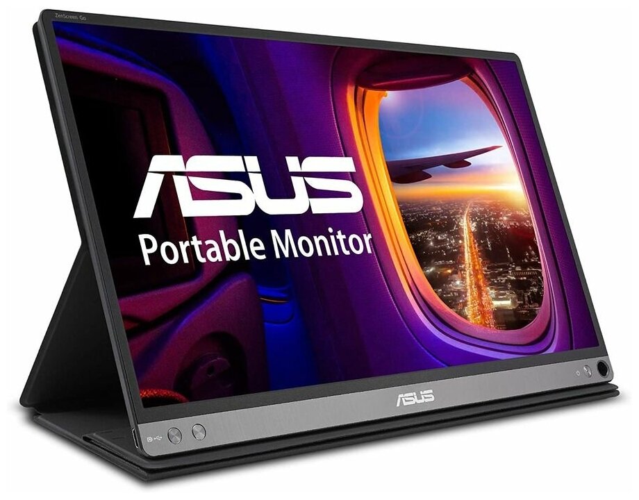 Монитор ASUS Portable MB16AP 15.6", темно-серый [90lm0381-b02170]