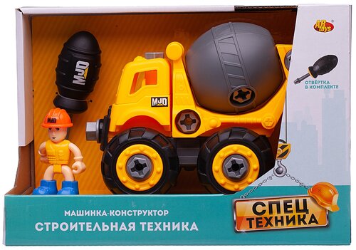 Конструктор ABtoys Спецтехника C-00484 Бетономешалка, 25 дет.