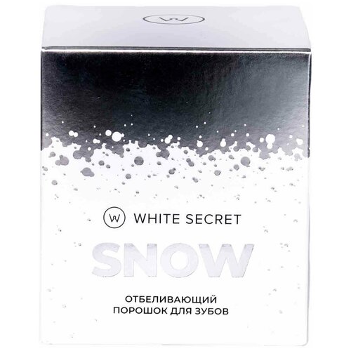 Отбеливающий порошок White secret snow, 70 гр white secret отбеливающий порошок для зубов white secret snow