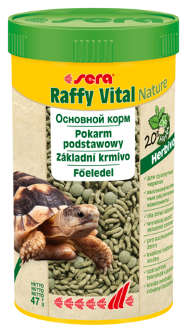 Корм для рептилий Sera Raffy Vital Nature, 250 мл, 47 гр