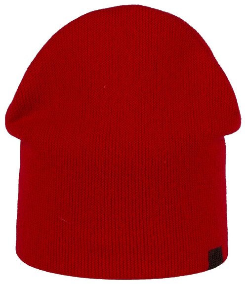 Шапка бини SKIFFHAT, размер 56-58, красный