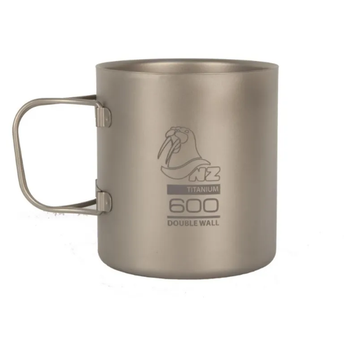 Кружка титановая двустенная NZ Ti Double Wall Mug 600 ml TMDW-600FH mug newborn 180 ml