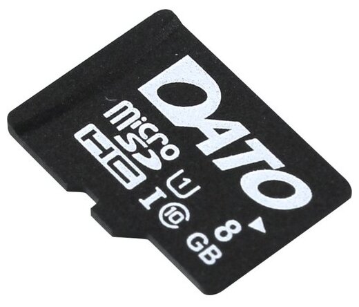 Флеш карта microSDHC 8Gb Class10 Dato DTTF008GUIC10 w/o adapter