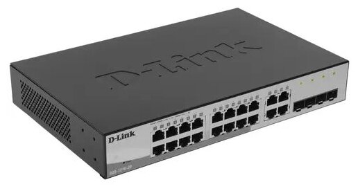 Коммутатор D-Link DGS-1210-20, управляемый, количество портов: 16x1 Гбит/с (DGS-1210-20/F2A)