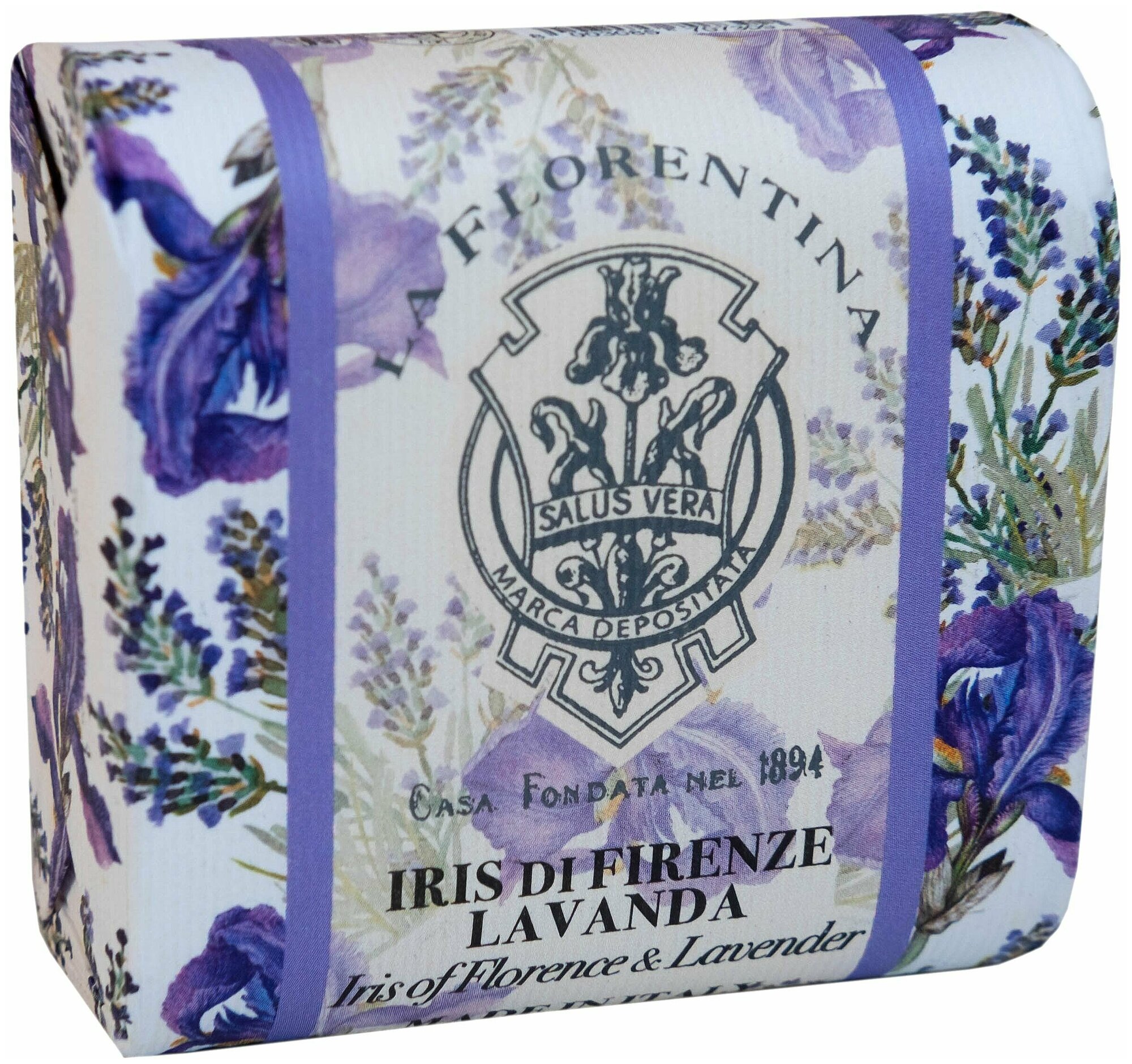 Мыло La Florentina "Фруктовые Сады" Iris of Florence & Lavender / Флорентийский Ирис и Лаванда 106 г