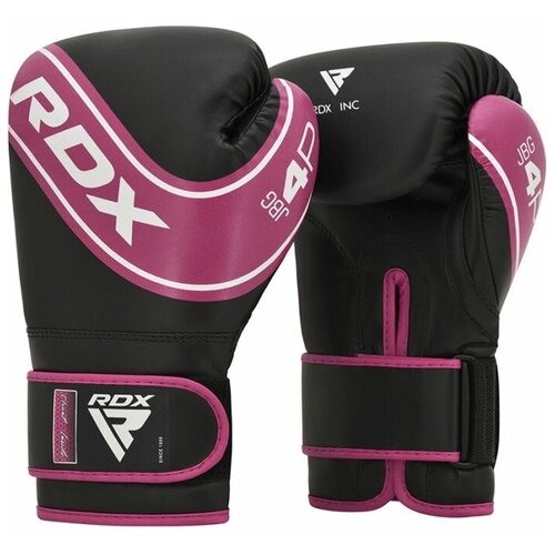 Боксёрские перчатки RDX Kids Pink\Black - RDX - Розовые - 4 oz боксёрские перчатки rdx f6 matte black rdx черный 12 oz