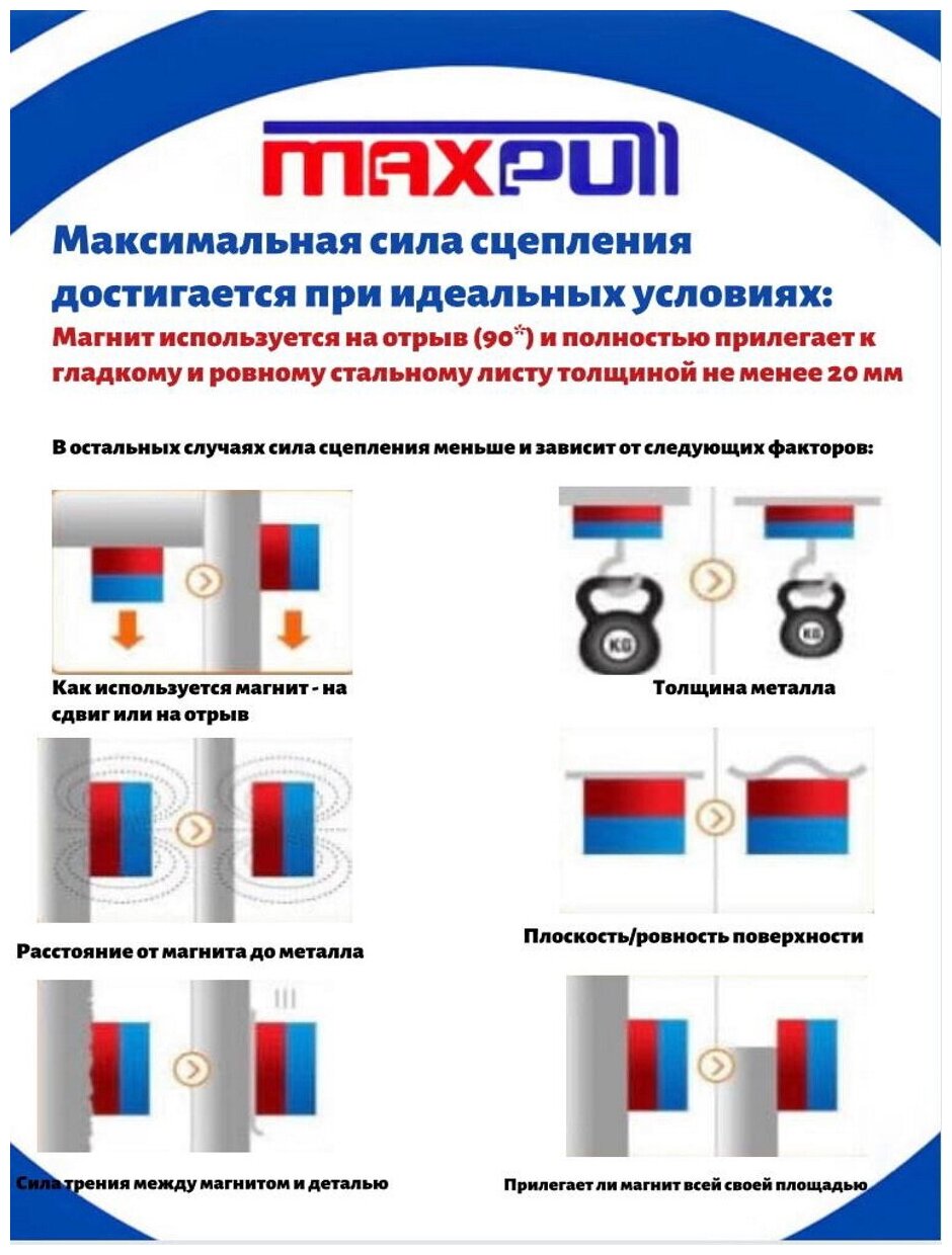 Набор мощных магнитов MaxPull неодимовые диски 10х10 мм - 10 шт. в тубе. Сила сцепления - 3,3 кг. - фотография № 4