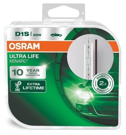 Лампа ксеноновая OSRAM XENARC ULTRA LIFE 66140ULTHCB 2 шт. 10 лет гарантии