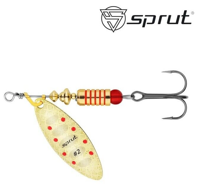 Блесна Sprut Atra Spinner №2 7.5г/G