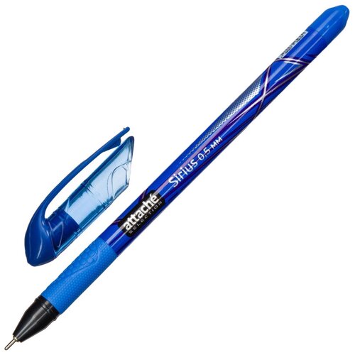 Ручка шариковая неавтомат Attache Selection Sirius c манж син стерж 96₽