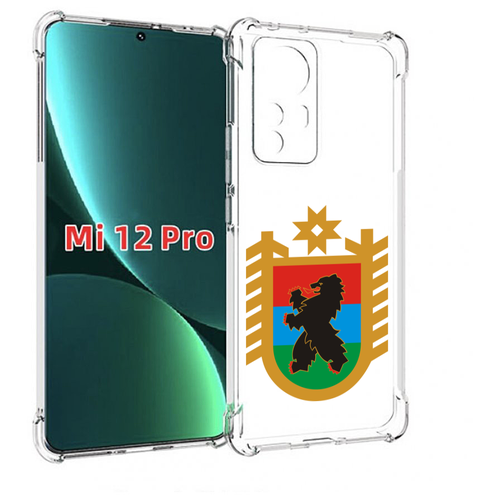 Чехол MyPads герб-карелия-петрозаводск для Xiaomi 12S Pro задняя-панель-накладка-бампер