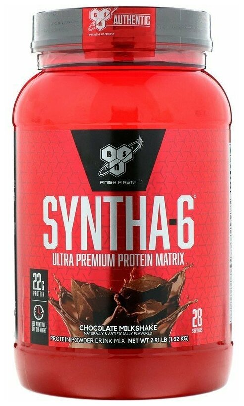 Протеин BSN Syntha-6 (1.32 кг) шоколадный молочный коктейль