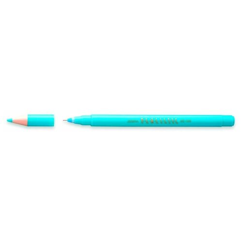 Ручка-роллер Zebra PENCILTIC 0.5мм игловидный пишущий наконечник голубой голубые чернила